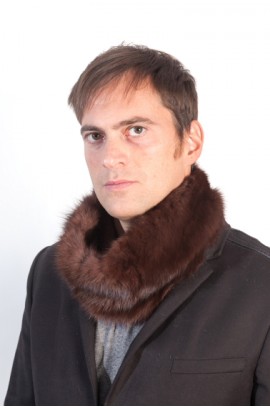 Marten fur neck warmer - unisex